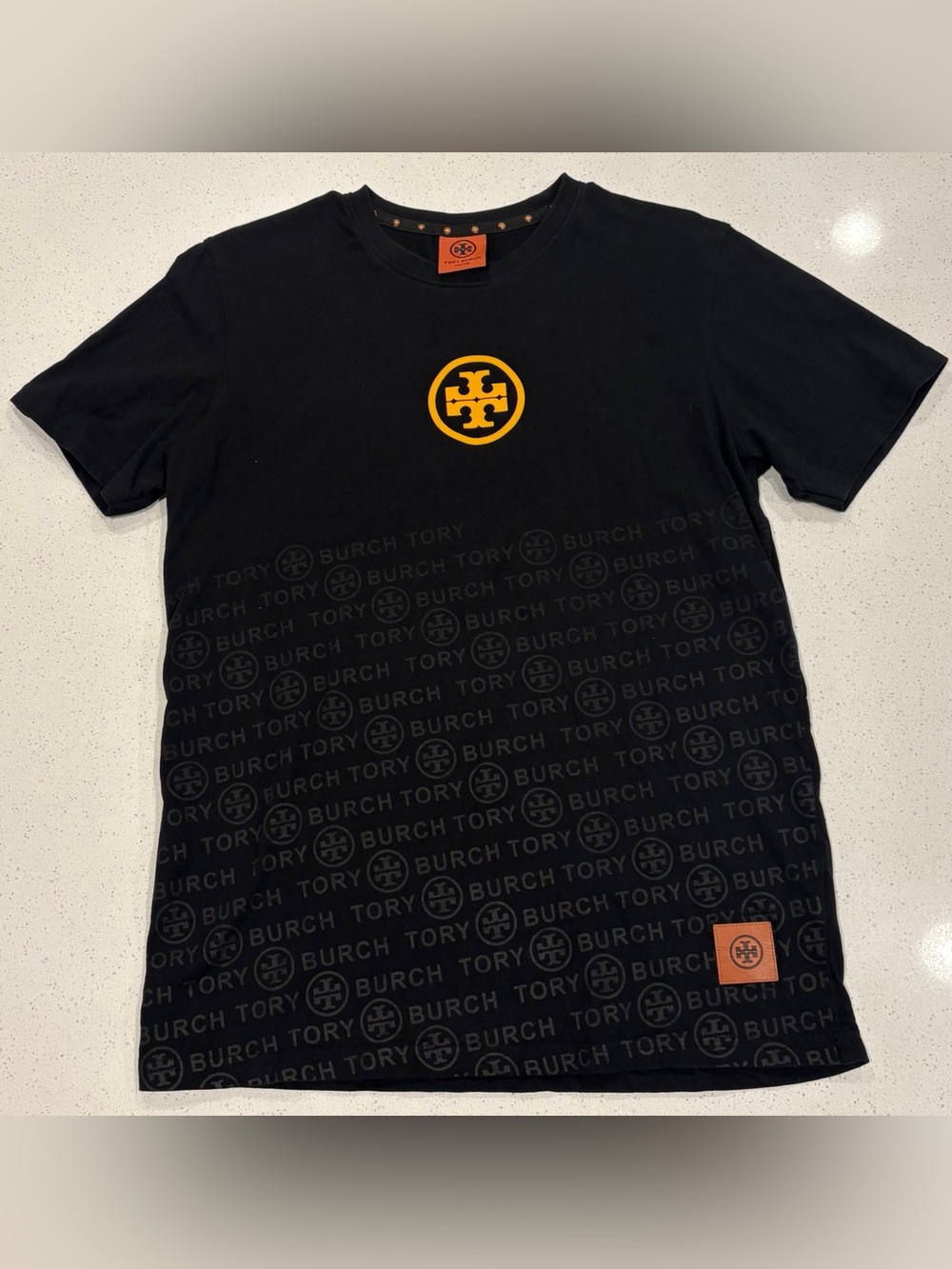 Tory Burch All-Over Logo Graphic T-Shirt